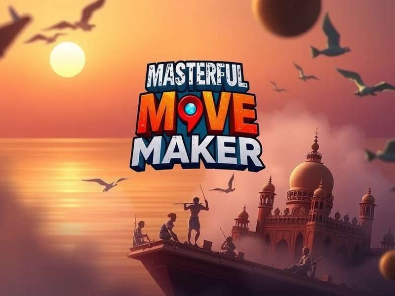 Masterful Move Maker Game World Map - Indian-Inspired Locations